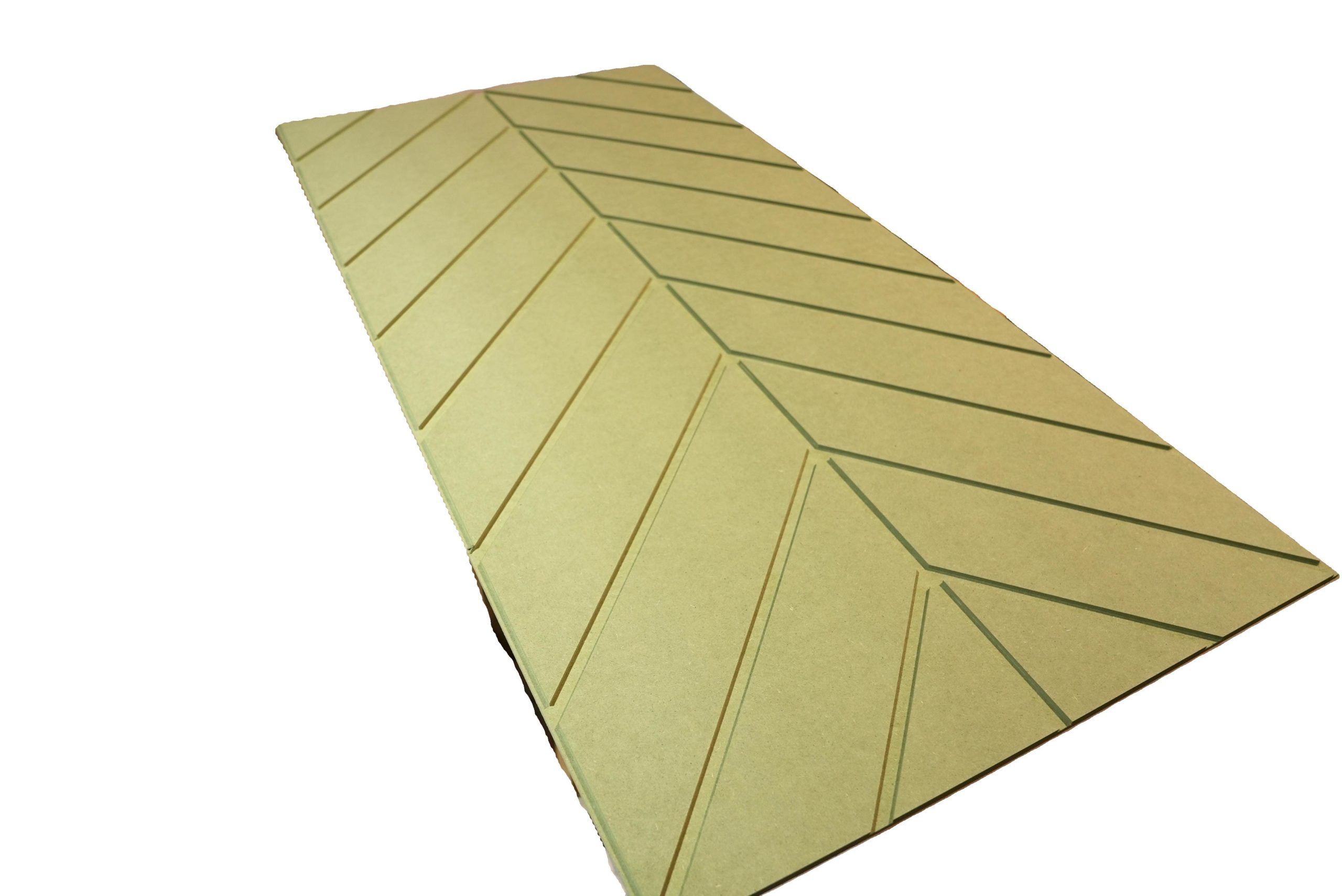Chevron style 3D effect Moisture Resisting MDF wall panelling sheets