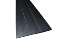 dark ebony wall panels, with flashes of real wood on the melamine surface