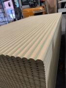 Ribbed wall panelling 2440x1200mm (Wide 30mm ribs) - Image 2