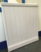 Bead and Butt with skirting and dado rail easy fit panelling kit