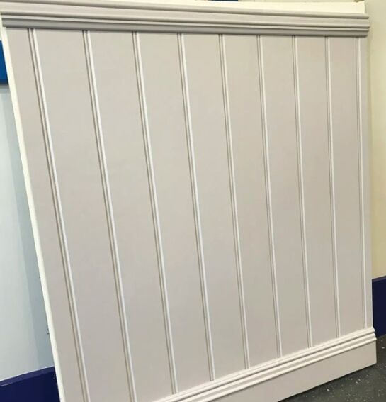 Bead & Butt decorative panelling close up