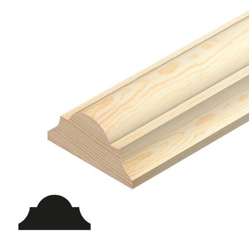 Dado rail close up