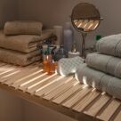 Pine beading sauna
