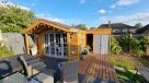 Log lap premium cladding for garden use