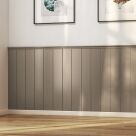 Insulating shiplap MDF wall panelling