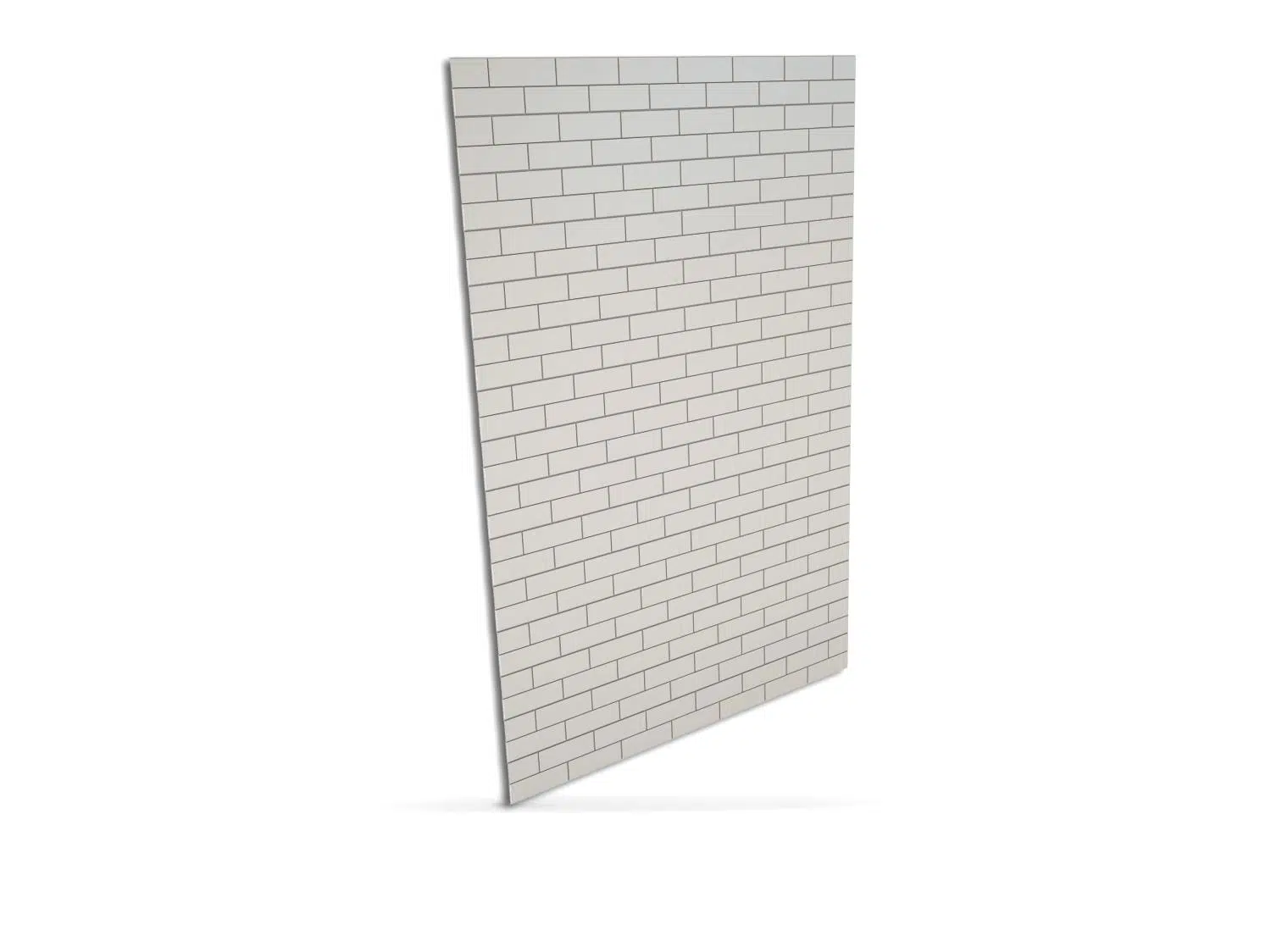 Profile of a brick effect panel