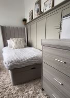 Bedroom mdf wall panelling