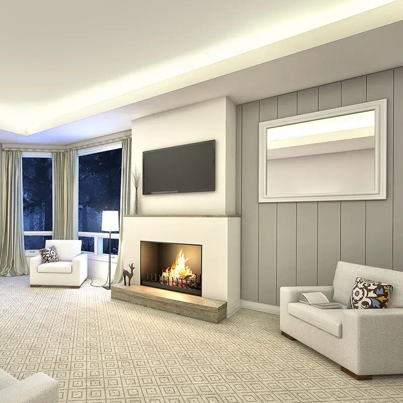 Shiplap style MDF wall panel