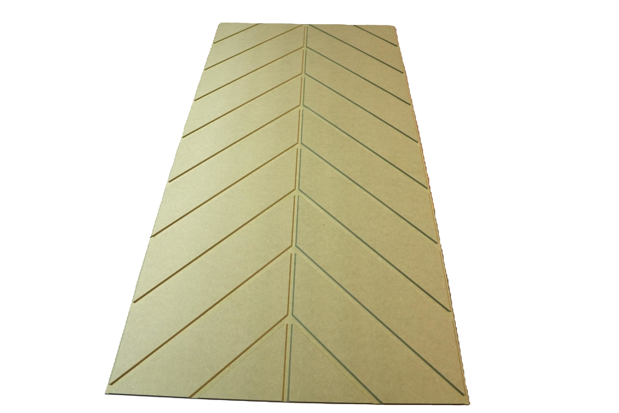 Chevron style 3D effect MR MDF wall panelling sheet