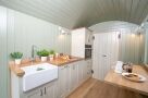 Green bead and butt MDF panelling sheets
