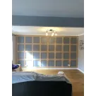 Moisture resistant MDF wall panelling strips