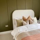 Bedroom headboard panelling