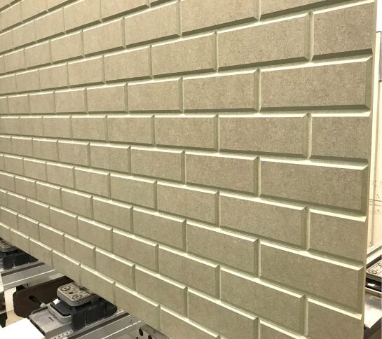 Tile effect 12mm MR MDF 2400x1200mm (Primed)