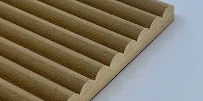 Ribbed wall panel 15mm thick (15mm wide ribs)